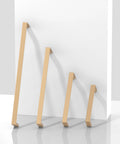 Different sized Champagne Bronze Cabinet Pulls 5 Inch 128mm Solid Zinc Alloy Handles displayed against a white background