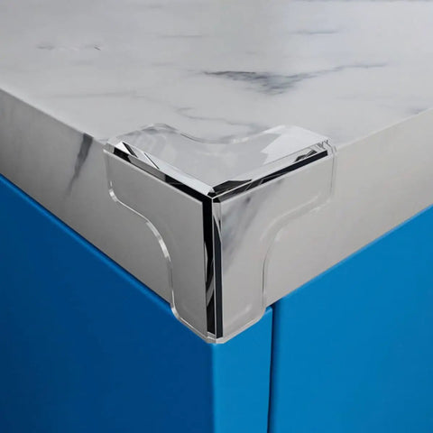 Soft PVC Corner Protectors for Desks and Furniture, Cushioned Edge Guards for Safer Tables close-up