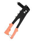 Awesome FTVOGUE Rivet Manual Hand Tool Kit Featuring Alloy Steel Gun With 200 Cup Head Fasteners In 2 4mm 3 2mm 4mm And 4 8mm Sizes Perfect For Auto Repair Sheet Metal Work Home Assembly And Pipelines Making Projects A Total Breeze. black alloy steel manual rivet gun with orange PVC handles