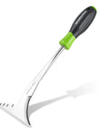 Crack Weeder With L Shaped Blade And Soft Grip Stainless Steel Handle For Effortless Root Pulling And Removal In Garden Lawn Yard Patio
