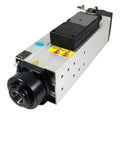 Heavy Hitter 4.5Kw Cnc Spindle Motor Built Like A Tank For 24000 Rpm Workshop Jobs with ISO30 mount and black housing.