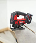 Beast Mode Cordless Jigsaw Kit With Brushless 20V Power Core 20 Battery 2.0Ah cutting wood panel