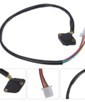 Two Pack Transmission Neutral Safety Switch Controller Wire With Rock Solid Stability And Plug And Play Installation For Industrial Automation, Durable Plastic Sensor For Precision Measurement And Fast Signal Transmission., black wire harness with connector and sensor
