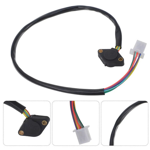 Two Pack Transmission Neutral Safety Switch Controller Wire With Rock Solid Stability And Plug And Play Installation For Industrial Automation, Durable Plastic Sensor For Precision Measurement And Fast Signal Transmission., black wire harness with connector and sensor
