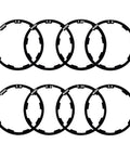 8 Piece Aluminum Alloy Bike Flywheel Hub Washer Spacer Set With Seven Sizes for MTB Road Bike Bottom Bracket Cassette Gasket Kit
