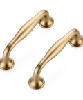 20 Pack 3 Inch Champagne Bronze Kitchen Cabinet Handles Solid Zinc Alloy Cabinet Pulls Cupboard And Drawer Handles For Easy Installation