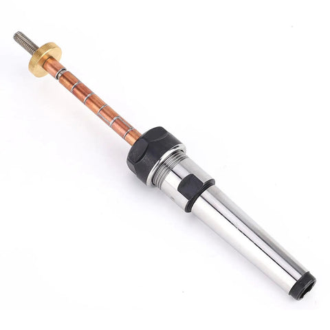 6mm Steel Pen Turning Mandrel With Taper And Straight Shank Bushing Compatible With Lathe Collet Or Chuck Morse Two Taper