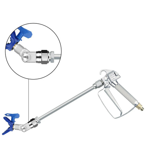 2 Pack Swivel Joint For Airless Paint Sprayer And Wand Extension Accessories No Fuss 180 Degree Rotating Pivot For Easy Multi Plane Coverage On Ceilings And Furniture Replace Fan Pivot Compatible With Graco Seven Eighths Inch Thread, 7/8 UNF metal