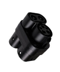 CCS1 To CCS2 EV DC Fast Charging Adapter 200A 1000V Electric Vehicle Converter Dongle, compact black connector.