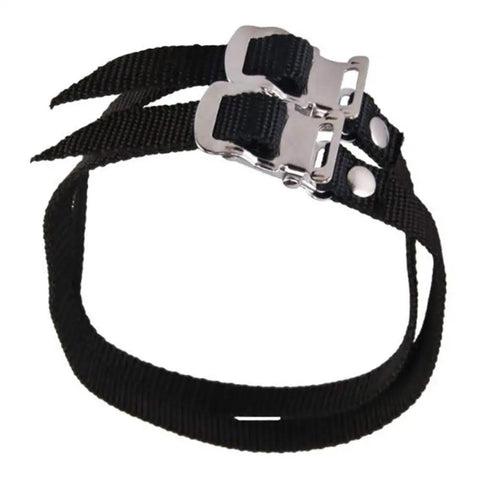 4 Pack Bike Pedal Toe Straps Universal Toe Clips With Clamp Lock For Outdoor Cycling And Indoor Stationary Training Durable Nylon