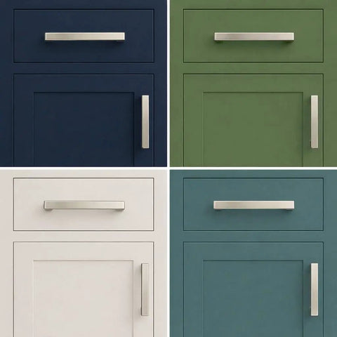 128mm Brushed Nickel Cabinet Pull Modern Curved Bar Handle For Kitchen And Bath Cabinets And Drawers Built To Last