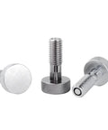 Heavy Duty Knurled Spring Load Plunger Pin For Industrial Hardware Retractable Index Guide with coarse threads and robust build.