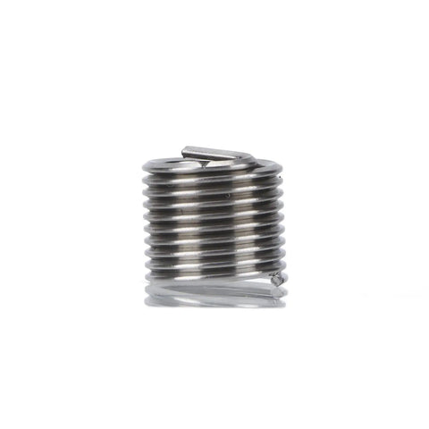 15 Piece Thread Repair Kit With Stainless Steel Inserts M12x1.5x16.3mm In A Handy Storage Case 3 Length Options For Restoring Damaged Internal Threads On Auto Motorcycle And Machinery, single stainless steel insert