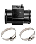 3 Pack Rugged Aluminum Water Temperature Joint Pipe 38mm Coolant Hose Swap with metal clamps for leak-proof design.