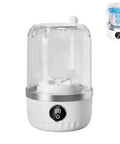 Slick Portable Mini Washing Machine With Digital Touch Controls And Usb Rechargeable Design Perfect For Underwear Socks And Delicates In Dorms Or Rvs Is A Straight Up Game Changer showing clear design and digital interface.