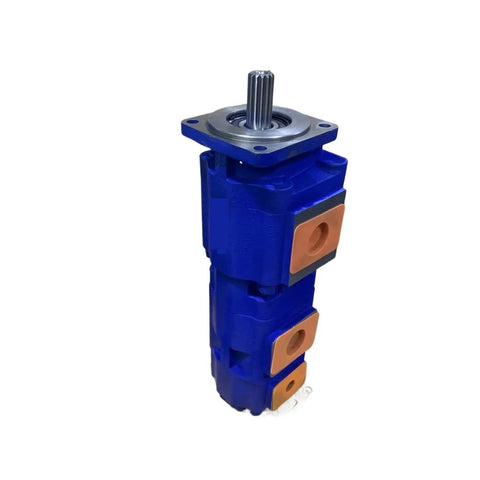 Direct Replacement Hydraulic Gear Pump For Heavy Equipment OEM Style Gear Oil Pump Compatible With XCMG Wheel Loaders And 2063 2050 2040 Series 803099524 803004104 Spare Parts For Quick Swap, blue cast iron body