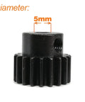 Close-up of a 32P Pinion Gear Set 5Mm diameter, showing the durable metal pinion for RC cars and trucks.