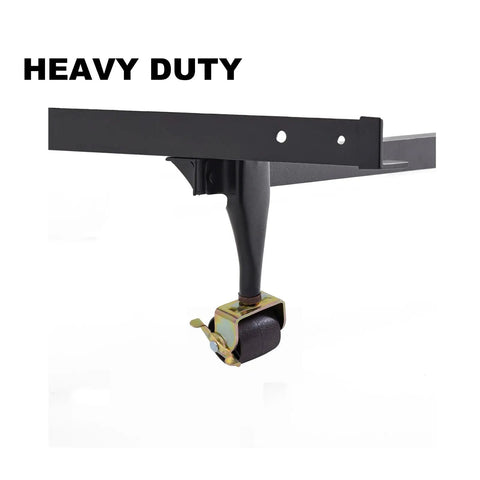 Heavy Duty Bed Frame Caster Wheels Set Of Four With Two Locking And Two Non Locking 1300 Lb Capacity Includes Plastic Inserts
