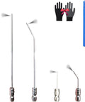 4/7 Pack High Pressure Washer Nozzle Kit With 1/4 Quick Connect For Tight Cleanups, Mini Split AC Cleaning Kit, RV Water Heater Flush Wand, Washing Machine And Outdoor Gear Maintenance, Versatile Tip Set, stainless wands and case