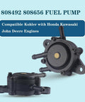Heavy Duty Fuel Pump For Kohler 17 HP Through 25 HP Engines, Plug And Play With Briggs And Stratton 2439316S close-up view