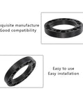 Heavy Duty 12mm Steering Wheel Hub Adapter And Wheel Spacer Blocks Built Tough From Corrosion Free Aluminum Alloy for easy installation