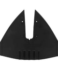 Black Outboard Hydrofoil Stabilizer for Boats, ABS Marine Fin Stabilizer for Outboard Engines, Pro Fin for 15 to 300 HP Boats