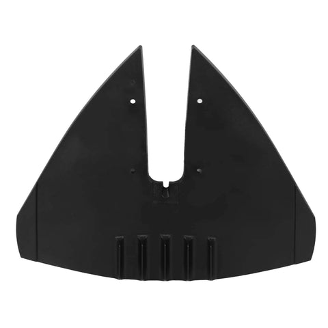 Black Outboard Hydrofoil Stabilizer for Boats, ABS Marine Fin Stabilizer for Outboard Engines, Pro Fin for 15 to 300 HP Boats