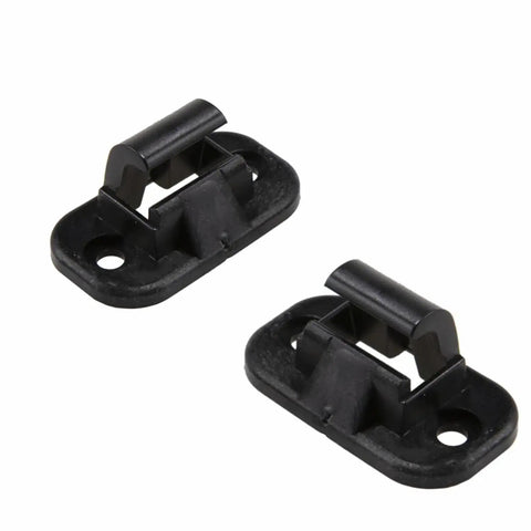 Freightliner Cascadia Sun Visor Clip Replacement For M2 106 And M2 112 From 2008 To 2022 Durable 2 Pack shown; black plastic clips
