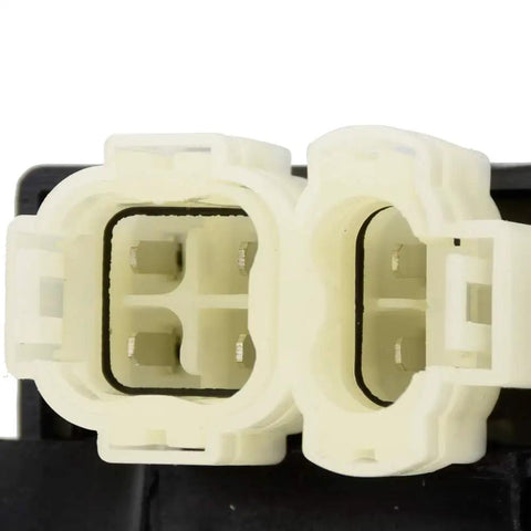 Close-up of 6 Pin AC CDI Box connector for GY6 engines fits 49cc 50cc 125cc 150cc scooters ATVs go karts quad bikes replacement part
