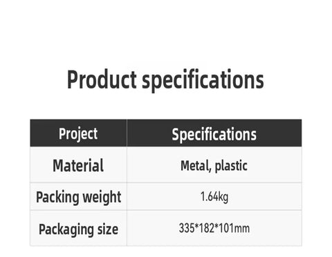 Plug And Play Rotary Shaft Kit for H2D H2C H2S 3D Printers Rotating Axis Accessory to Print Cylinders and Cylindrical Objects Gear Up Rotary Axis Upgrade for H2 Series, product specifications table, metal and plastic, 1.64kg, 335*182*101mm