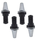 4 Pcs ER20 Collet Chuck Set For CAT40 Tool Holders, 4 Inch Length 100mm shown, CNC Milling Lathe Holder Kit for engraving