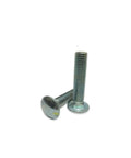 Three Inch Carriage Bolts Grade Two Zinc Plated Five Sixteenth Inch Eighteen Threads Per Inch Quantity Ten Heavy Duty Built To Last Hardware Fasteners Kit For Building And Maintenance Easy Install With Clean Threading For A Tight Secure Fit, zinc carriage bolts