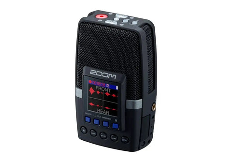 Essential Handheld Recorder With Three Built-In Microphones, Nine Recording Patterns, stereo and surround sound display