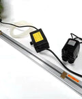 110V Acrylic Bending Machine For Plastic Sheets And PVC Adjustable Thermostat Temperature Control shown with power unit