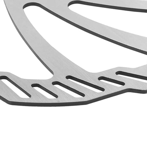 Close-up of 54mm Rear Brake Rotor Disc Upgrade For Dirt Bikes And Electric Off Road Rides Fits Segway Light Bee SurRon X S Series.
