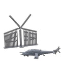 Mi-24 Helicopter DIY Model Kit Uncolored Military Aircraft Parts Set For DIY Buffs including rotor blades, 1/2000 to 1/350 scale.