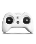 Front view of LiteRadio 3 Remote Control Transmitter with Nano Bay for External TX Module, white, dual joysticks.