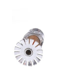 Four Pack Built Tough Automatic Fire Sprinkler Heads With Quick Response Thermal Bulbs And One Half Inch Copper Threads seen from above.