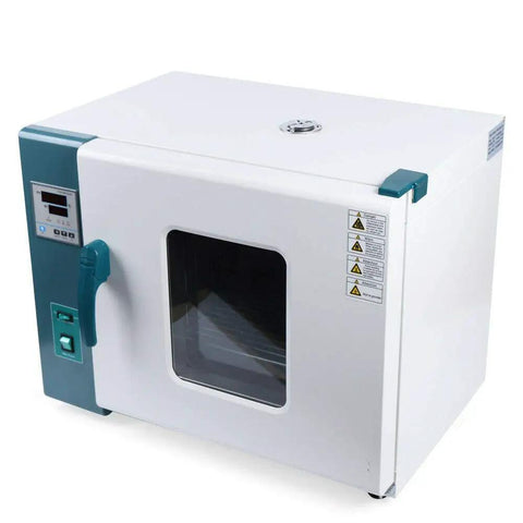 Straight Up Digital Convection Oven Featuring Pretty Dang Durable Stainless Steel Interior 1000W Forced Hot Air Lab Dryer with digital controls.