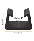 10 Pack Outdoor Furniture Clips For Sectional And Rattan Sofas Patio Couch Connectors with dimensions marked