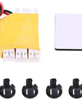 8 Piece RC LED Light Kit For Airplanes And Helicopters With 23 6 Inch Cable Full Aircraft Lighting System components on display