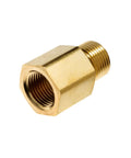 Heavy Duty 3/4 Inch Brass Straight Adapter Pipe Fitting NPT Male to BSPT Female showing a close-up of the brass connector.