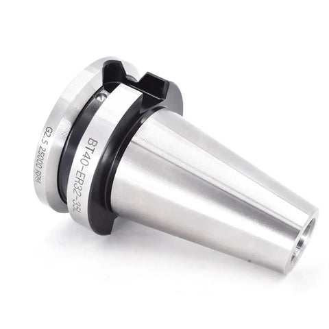 Front view of DIN69871 Short Cone Tool Holder For CNC Lathe With Built In Collet Chuck SK40 CAT4 BT40 BT30 ER32 35L Length for precision milling