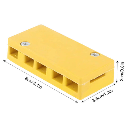 Five Pole E Connection Box Wire Connector For Electric Bikes And Trikes Durable Phenolic Controller Cable Housing No Fuss Install Compatible With Motor Wires And Controller Cables