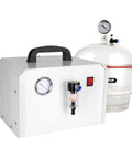 Quiet Diaphragm Vacuum Pump For Laboratory Scientific Research With Vacuum Drying Defoaming Filter Oil Lubricated Micro Pump and tank.