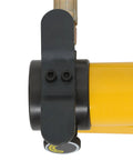 Close-up of 10 Ton Hydraulic Knockout Hole Punch Kit with separable pump and rotatable on-off valve, part of a heavy duty die set