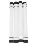 PVC Scuba Dive Cylinder Tank Rack Holder For Cars, Keeps 3 Tanks From Rolling, 20 Inch Long By 2 Inch Diameter Tubes in white with black ends