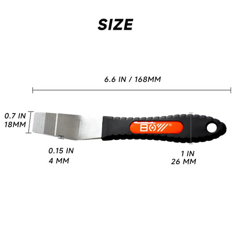Extended Hydraulic Piston Press For Bicycle Disc Brakes Caliper Pad Spreader Tool, 6.6 in length, black handle