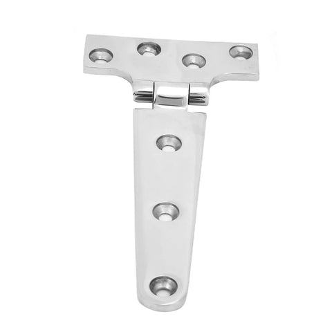 316 Stainless Steel T Hinge Door Hinge 151 X 75 X 4.5mm Thickened Heavy Duty Polished Surface For Shed Barn Gate Marine Boat Cupboard Cabinet Doors