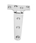 Heavy Duty 6 Inch Gate Butt Hinge In 316 Stainless Steel For Wood Fences, T Strap Hinge With Screws, Weather Resistant, Corrosion Resistant Outdoor Gate Hardware For Farm, Barn, And Yard Entrances